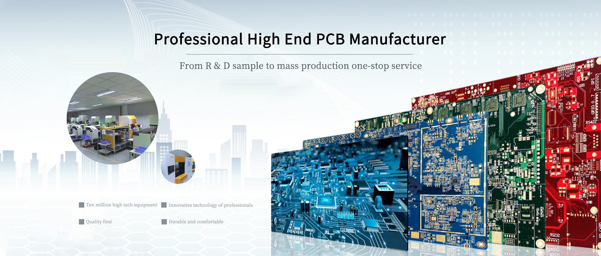 Professional High End PCB Manu